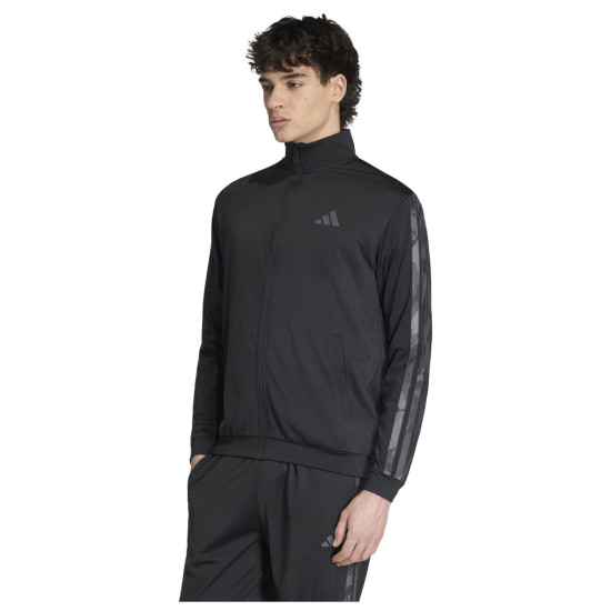 Adidas Ανδρική ζακέτα 3-Stripes Camo-Printed Track Top